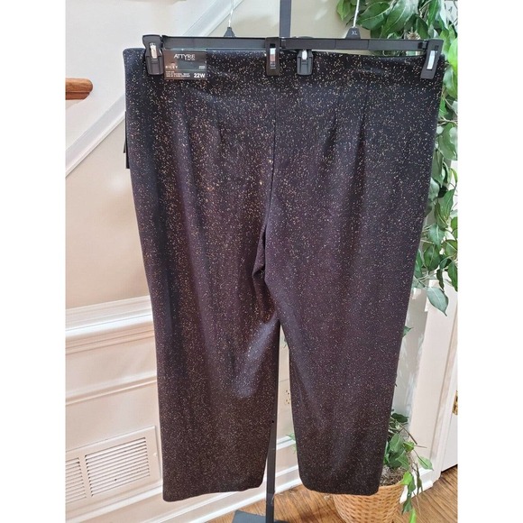 Attyre Women's Black Rayon Pull On Comfort Waist Slim Legs Casual Pant Size 22W - Picture 5 of 11